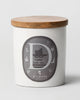 Alphabet D Candle
