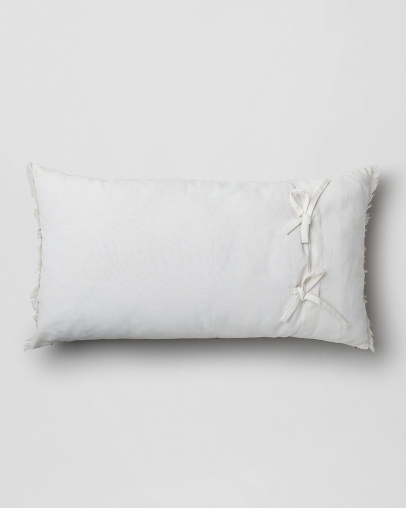 Jamdani Lumbar Pillow Cover
