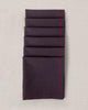 Verandah Cocktail Napkins (Set of 6) - Charcoal & Fuchsia