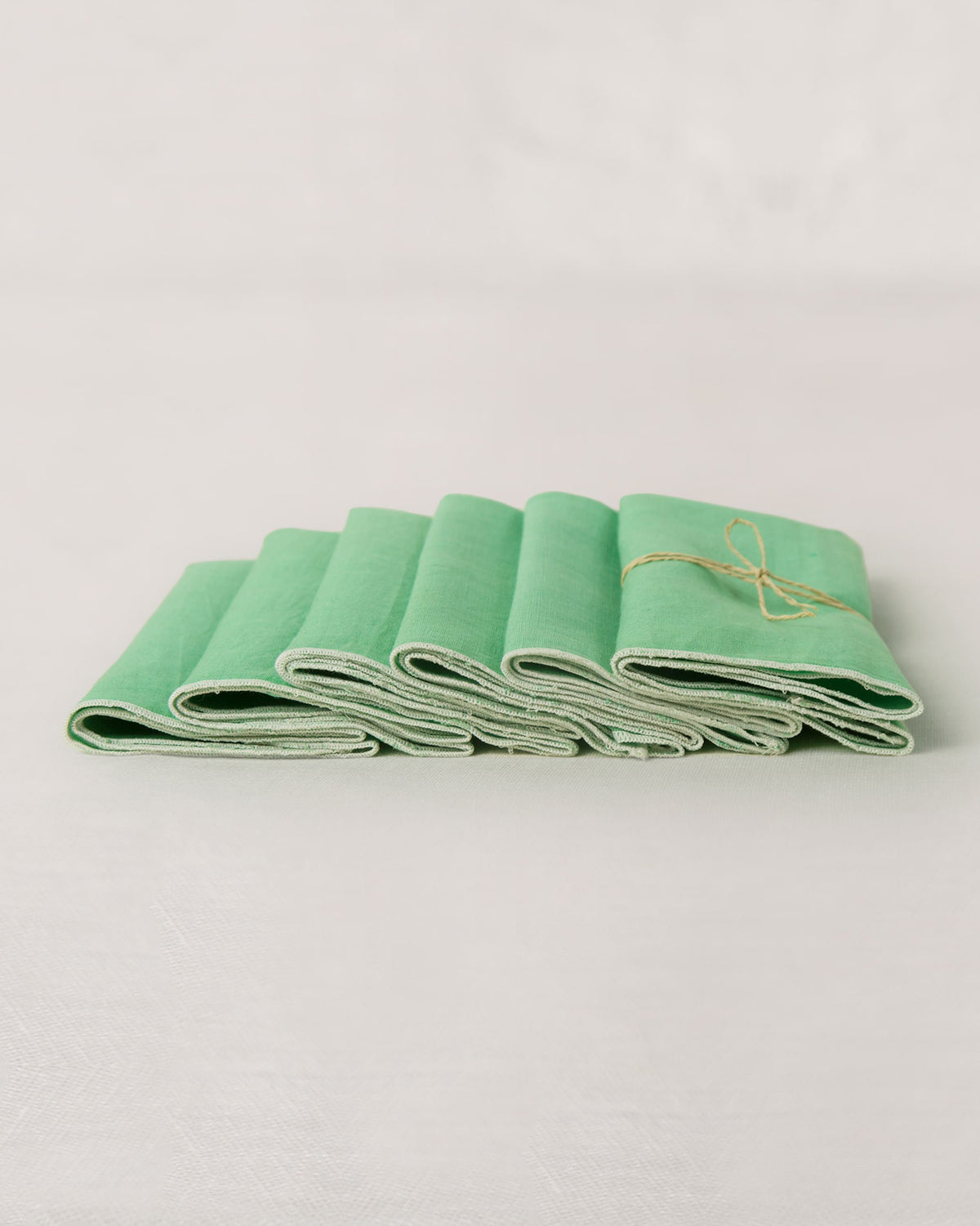 Verandah Cocktail Napkins (Set of 6) - Aqua & Charcoal