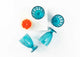 Island Stem Glass (Set of 4) - Teal