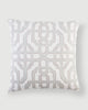 Trellis Cushion Cover - Dark Taupe