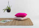 Tussar Cushion Cover - Berry