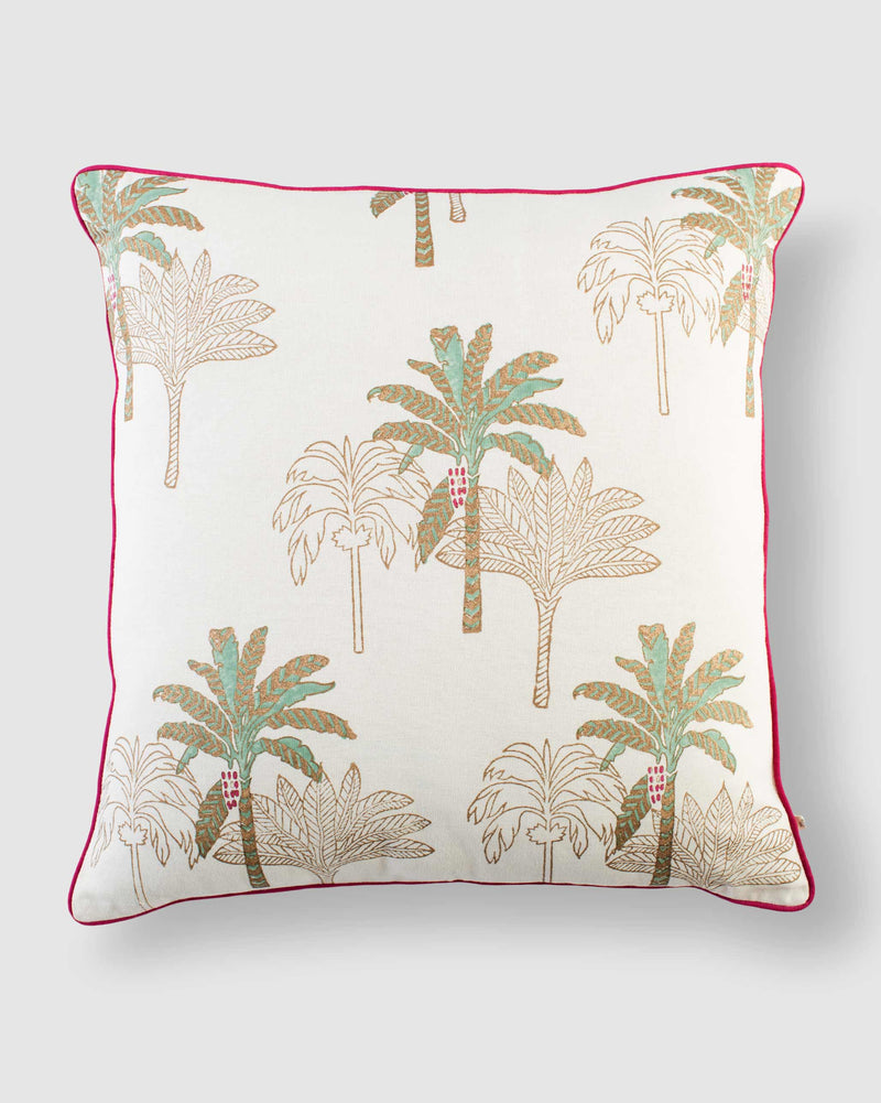 Shimmer Palm Cushion Cover