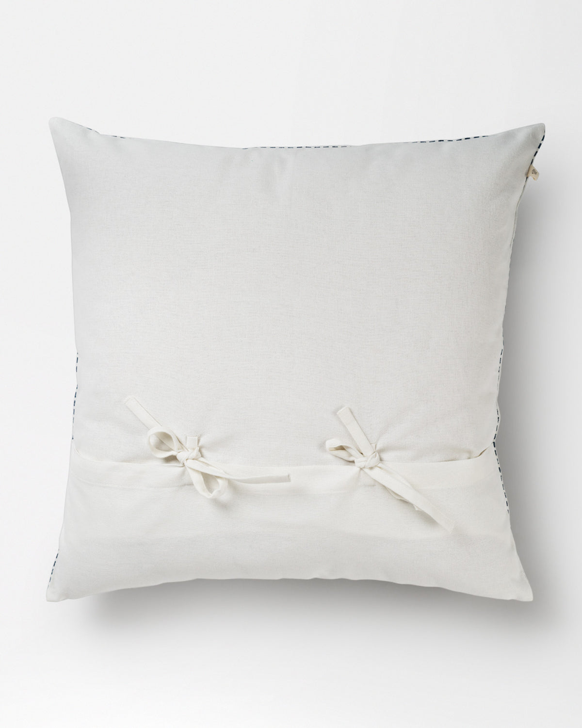 Verandah Checkered Block Cushion Cover - Blue thumbnail 2