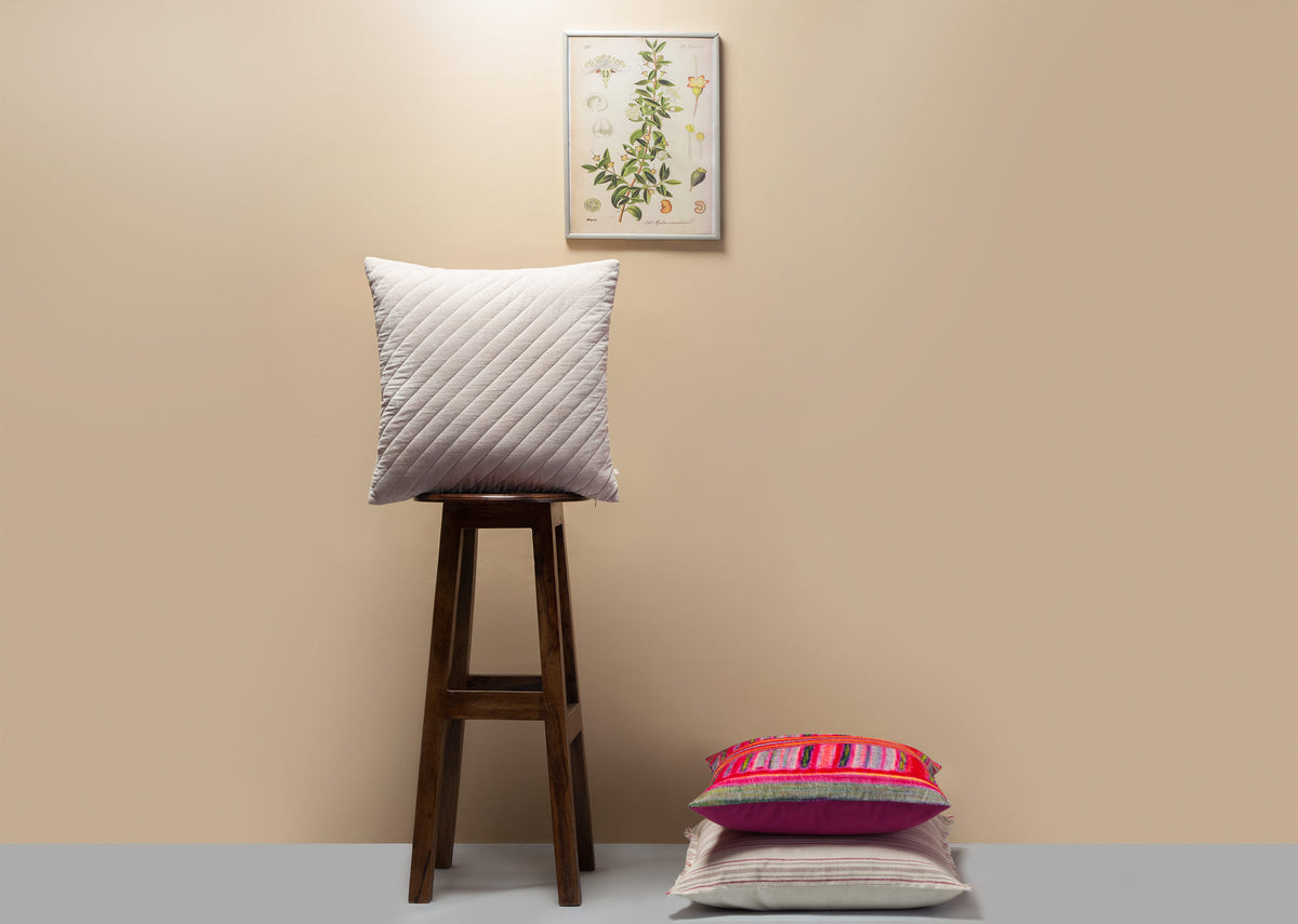 Asante Velvet Cushion Cover - Taupe thumbnail 3