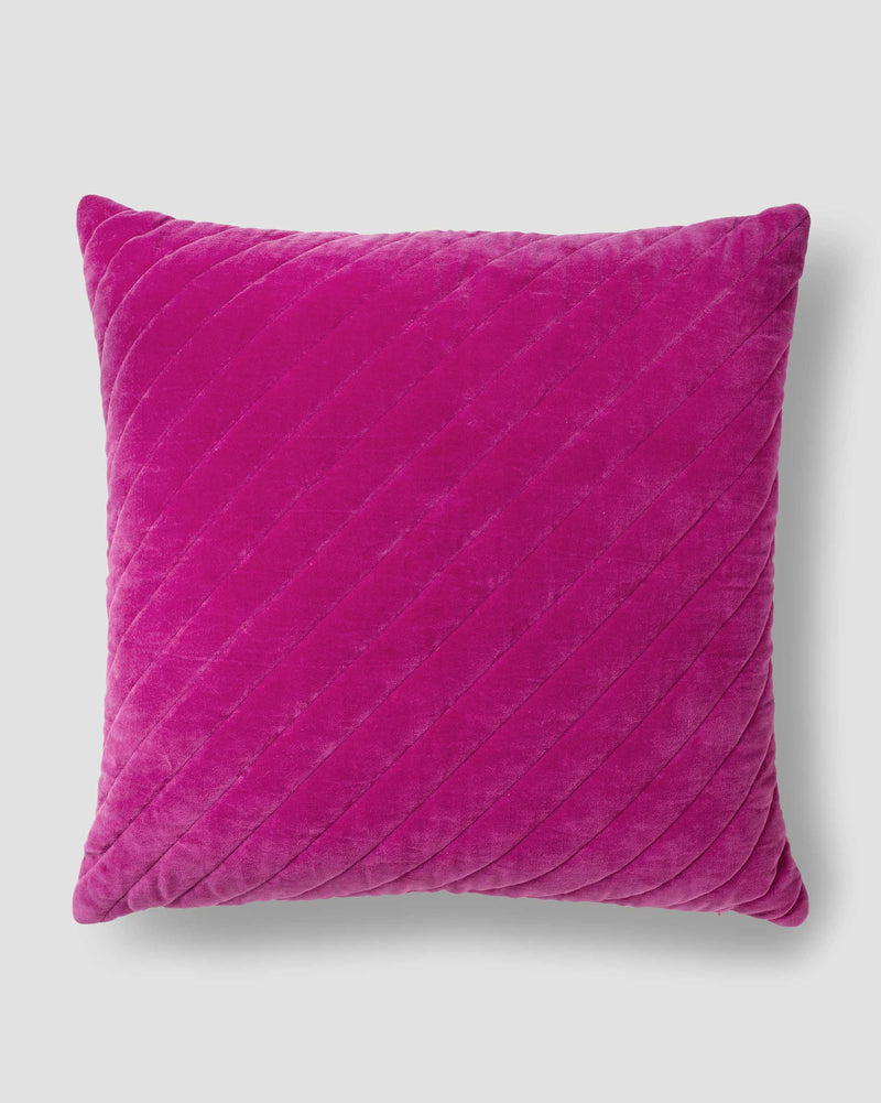 Tangier Velvet Cushion Cover - Berry