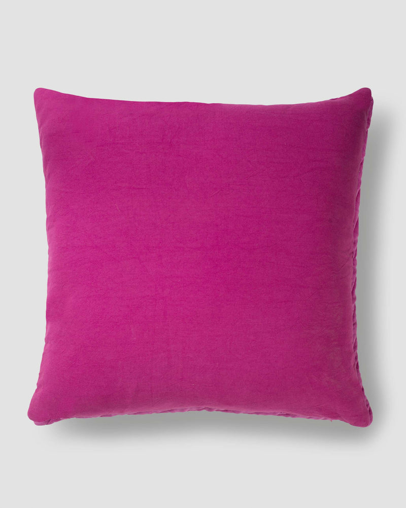 Tangier Velvet Cushion Cover - Berry