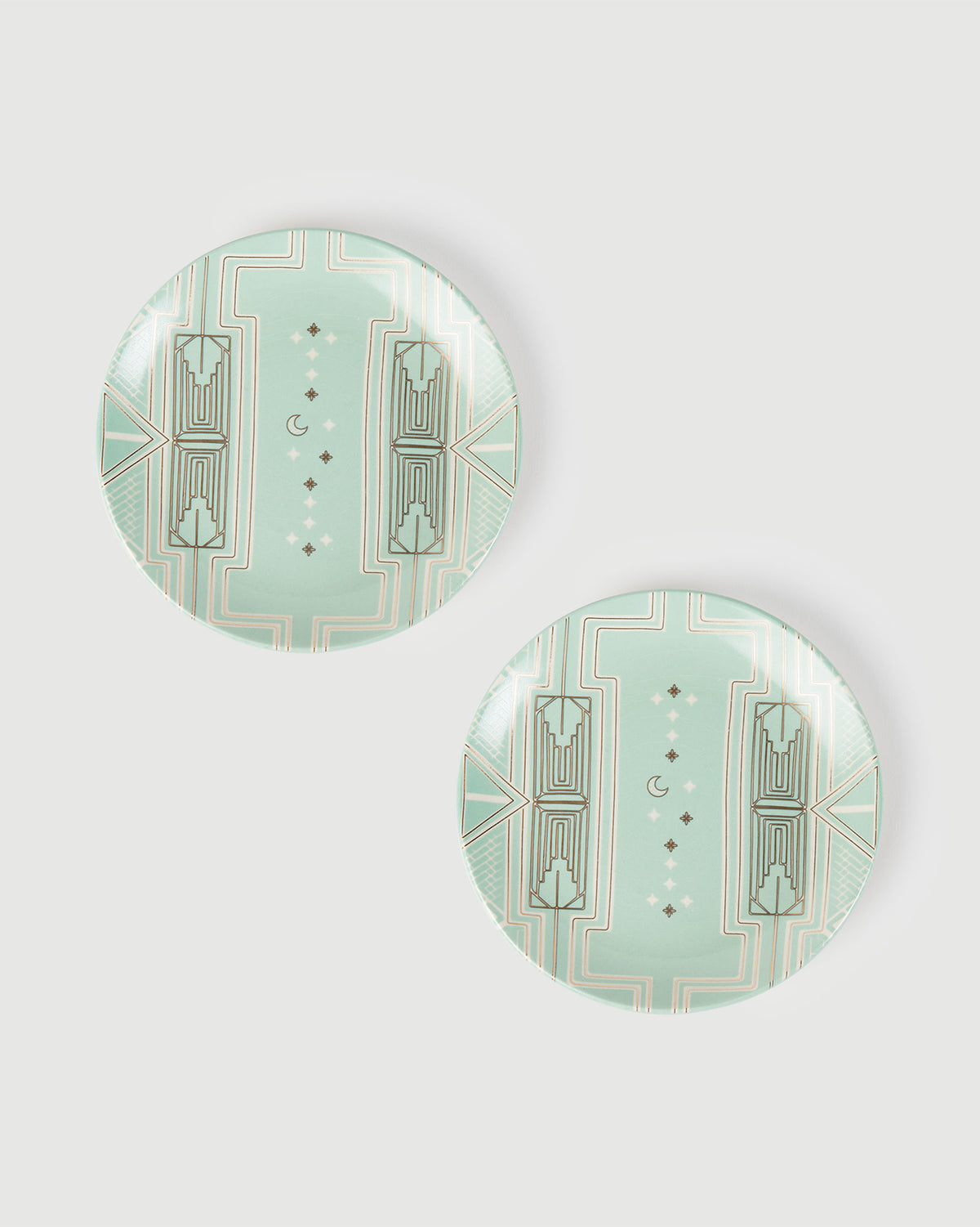 Chand Sitara Quarter Plate (Set  of 2)