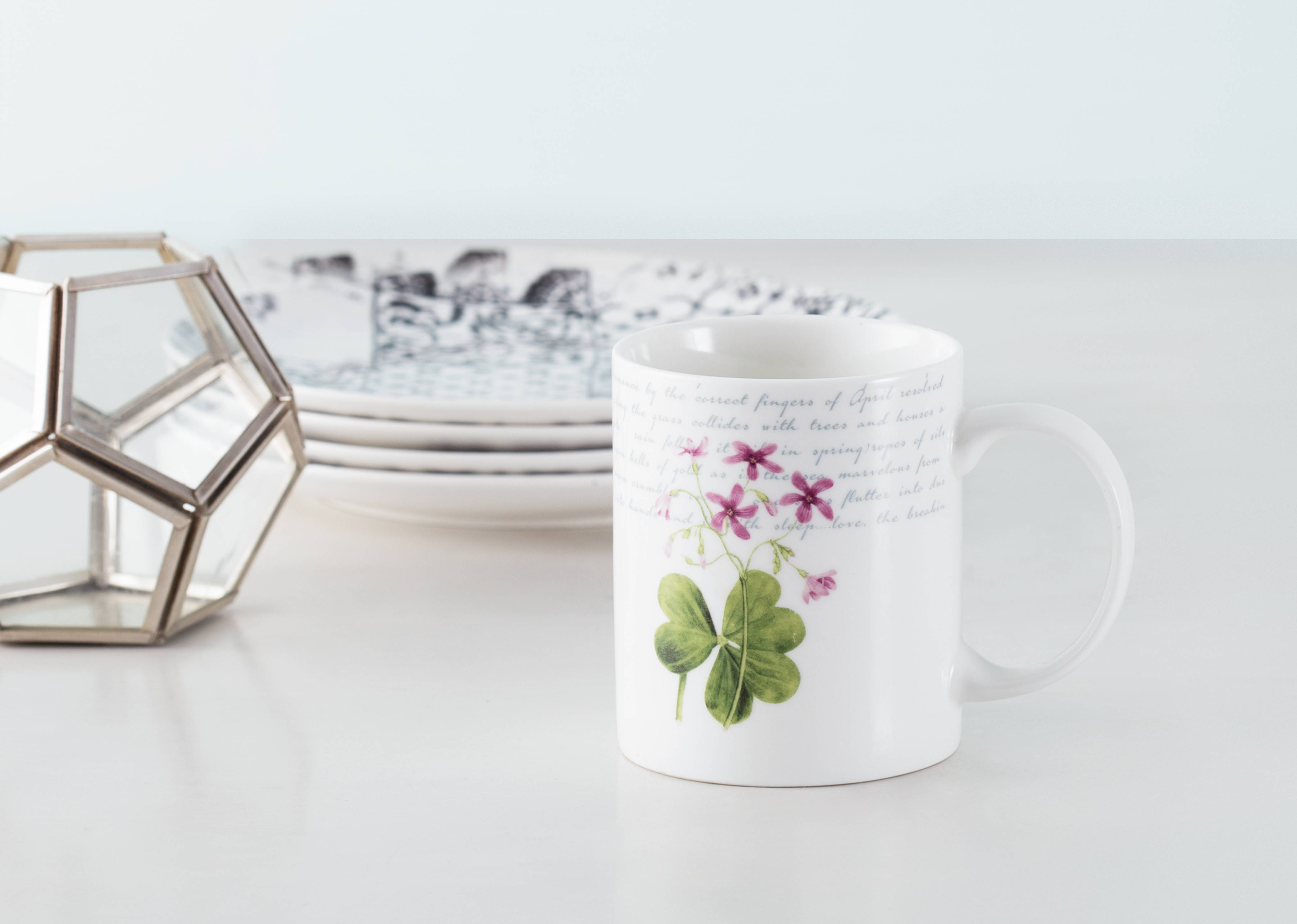 Botanical Script Mug