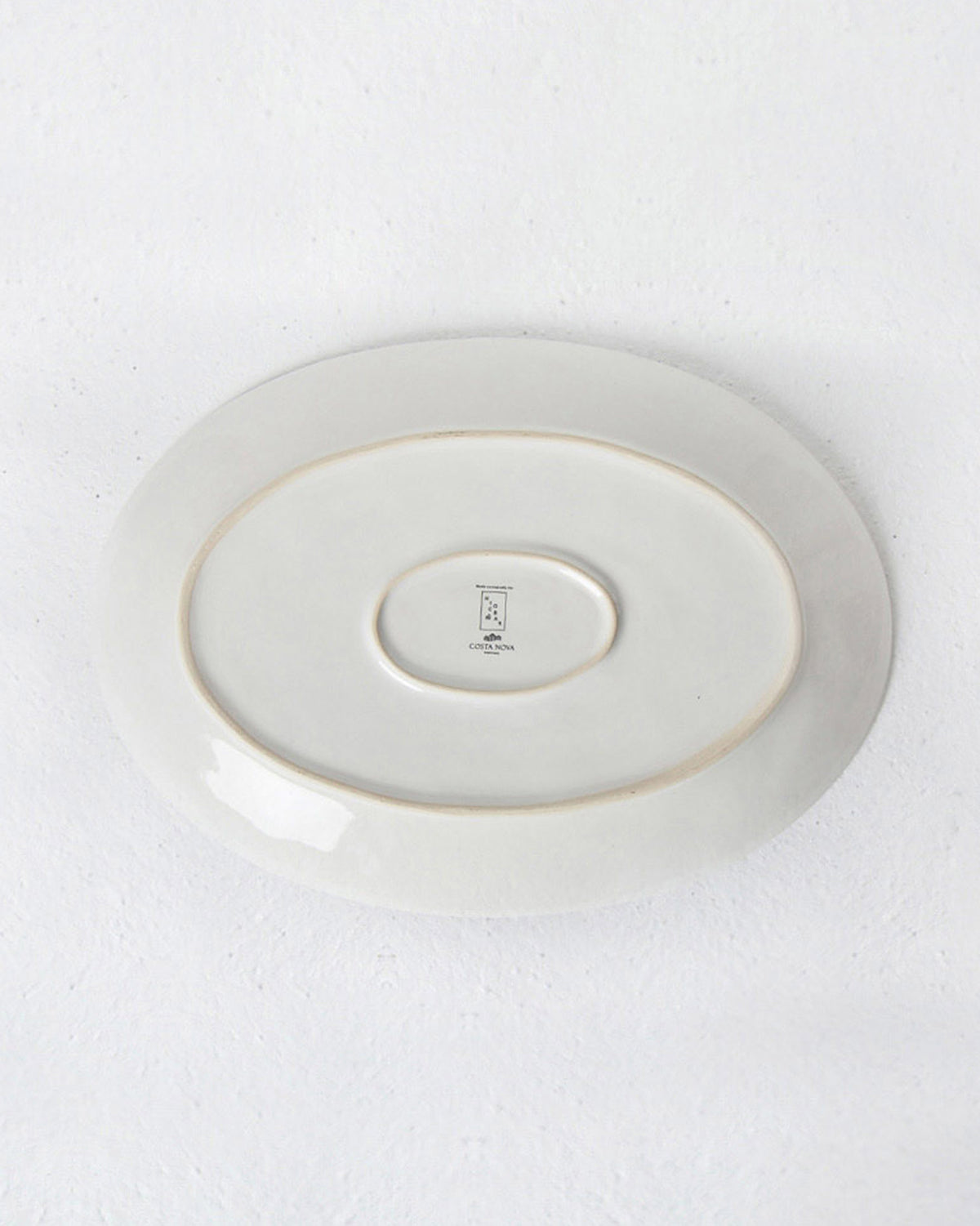 Aguada Oval Platter - White