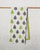 Ikat Tear Drop Table Runner - Charcoal & Lime