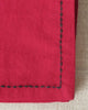 Verandah Cocktail Napkins (Set of 6) - Fuchsia & Charcoal