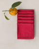 Verandah Cocktail Napkins (Set of 6) - Fuchsia & Charcoal