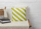 Verandah Candy Stripe Cushion Cover - Lime