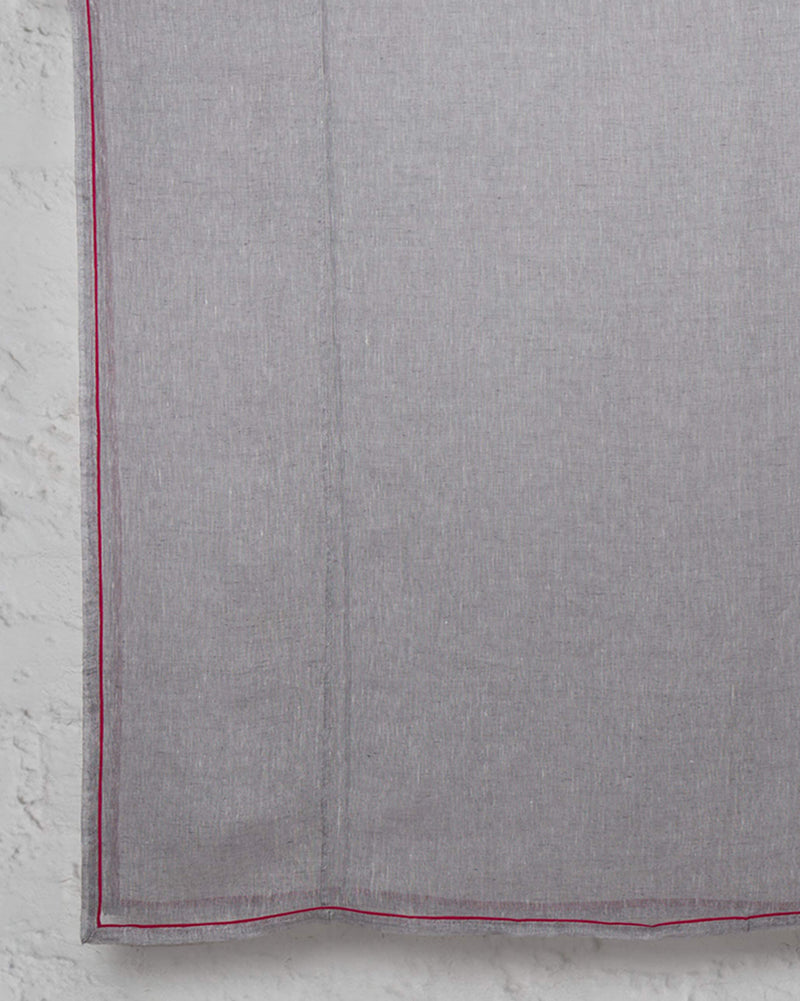 Verandah Classic Table Cloth Large - Grey & Fuchsia