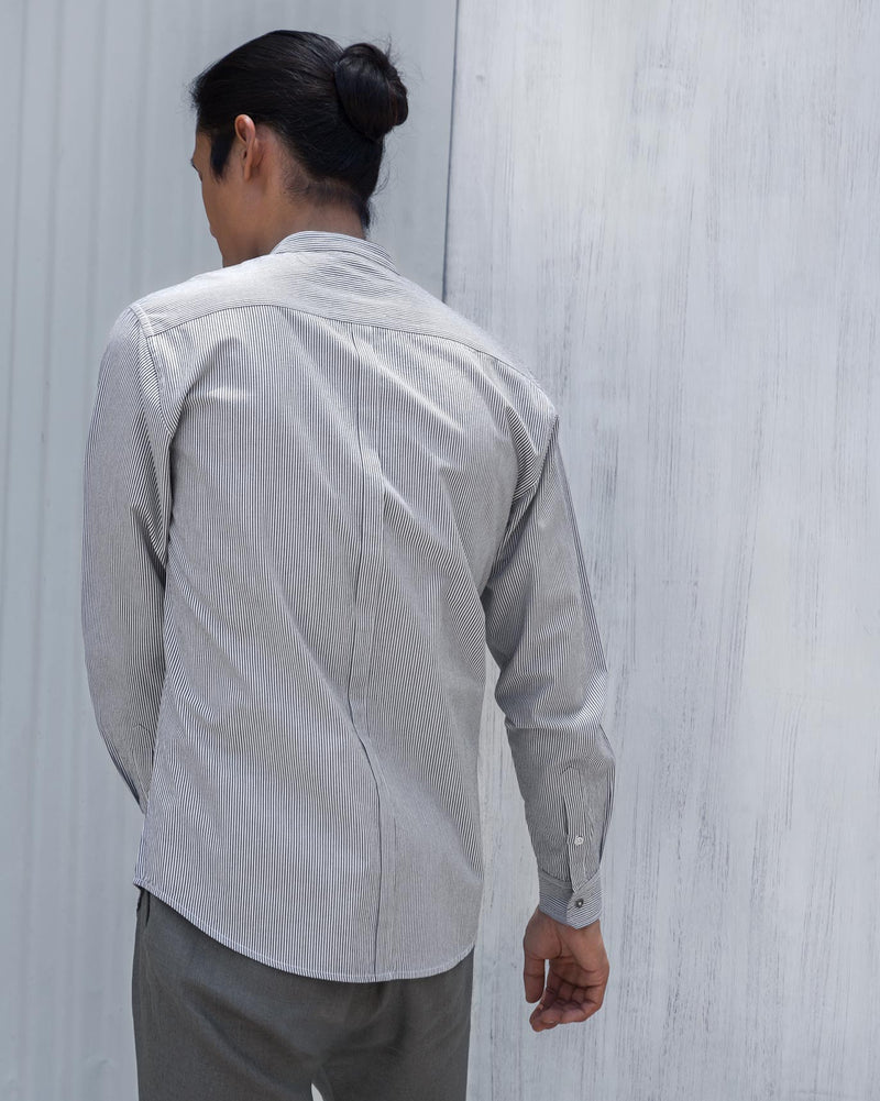 Arugam Stripe Shirt - Black