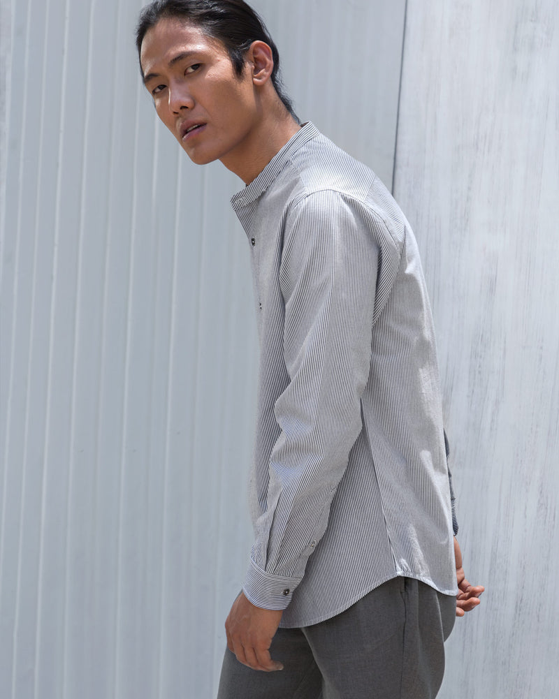 Arugam Stripe Shirt - Black