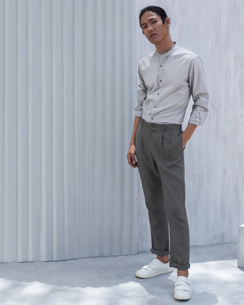 Arugam Stripe Shirt - Black