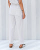 Cigarette Pants - White