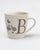 Alphabet B Mug - Stoneware