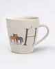 Alphabet H Mug - Stoneware