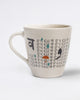 Alphabet V Mug - Stoneware