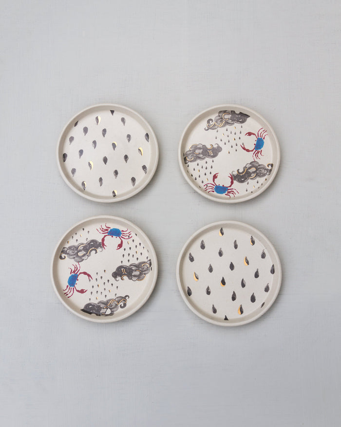 Crab Coaster Set (Set of 4)