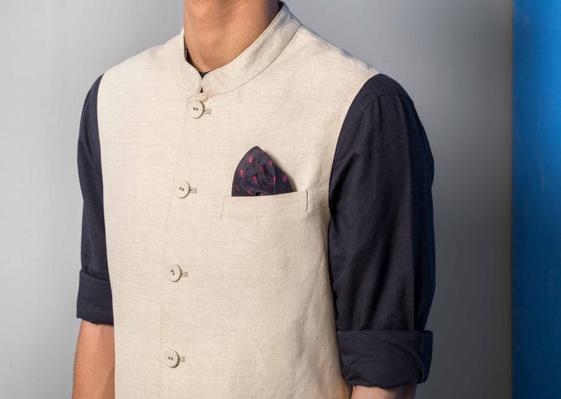 Nehru Jacket - Beige
