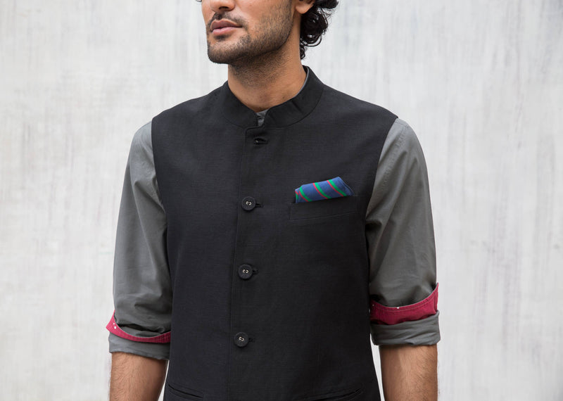 Nehru Jacket - Black