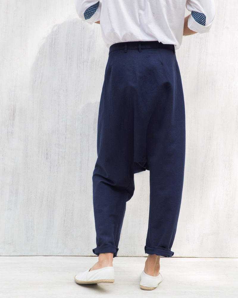 Slouchy Pants - Blue