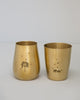 Palm & Haathi Brass Tumbler (Set of 2)