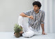 Nawab Stripe Shirt - Blue