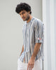 Nawab Stripe Shirt - Blue