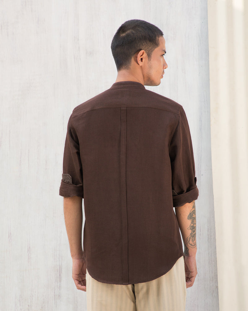 Nawab Shirt - Brown