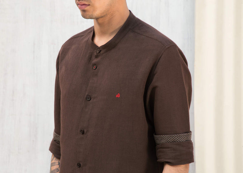 Nawab Shirt - Brown