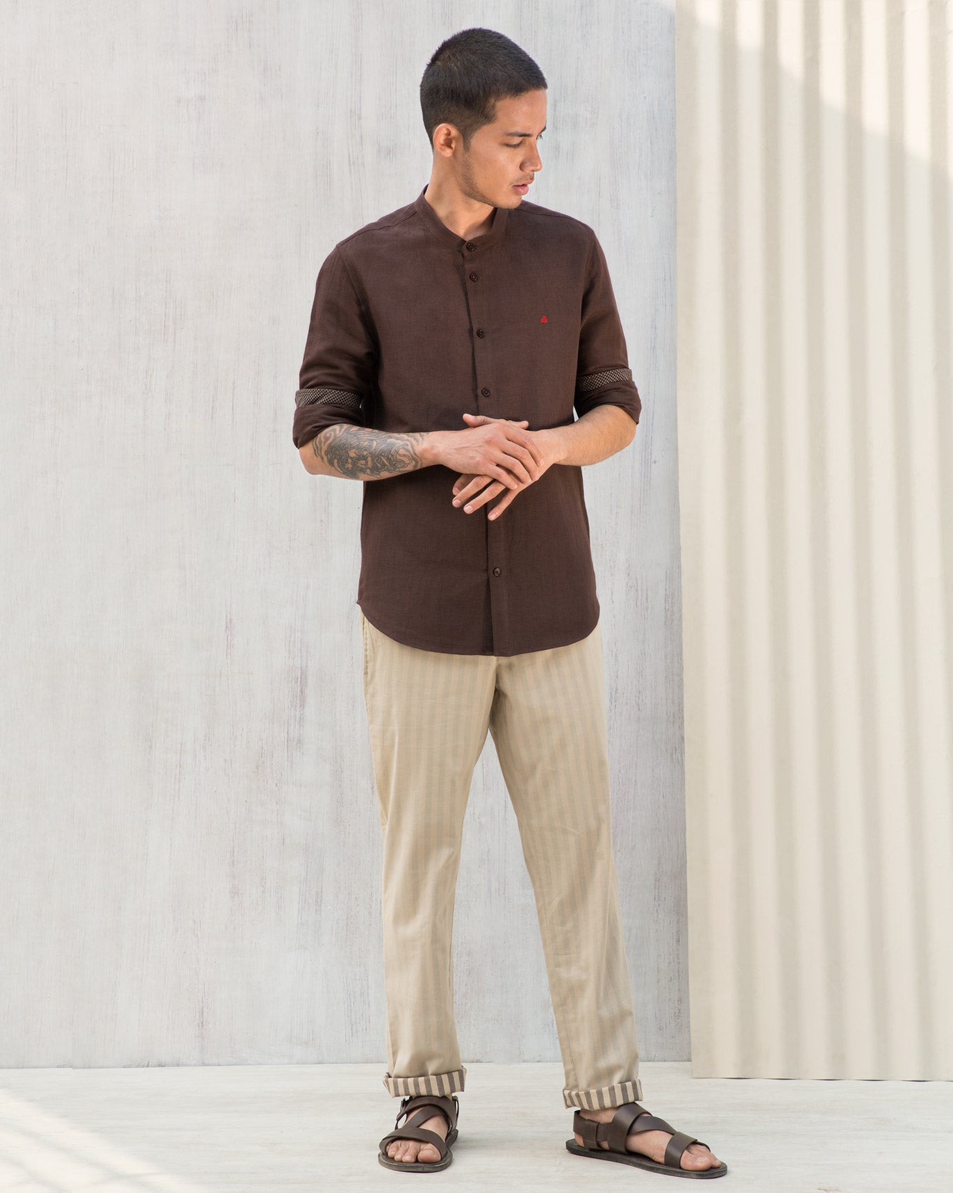 Nawab Shirt - Brown