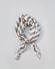 Stripe Floral Scarf