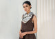 Stripe Floral Scarf