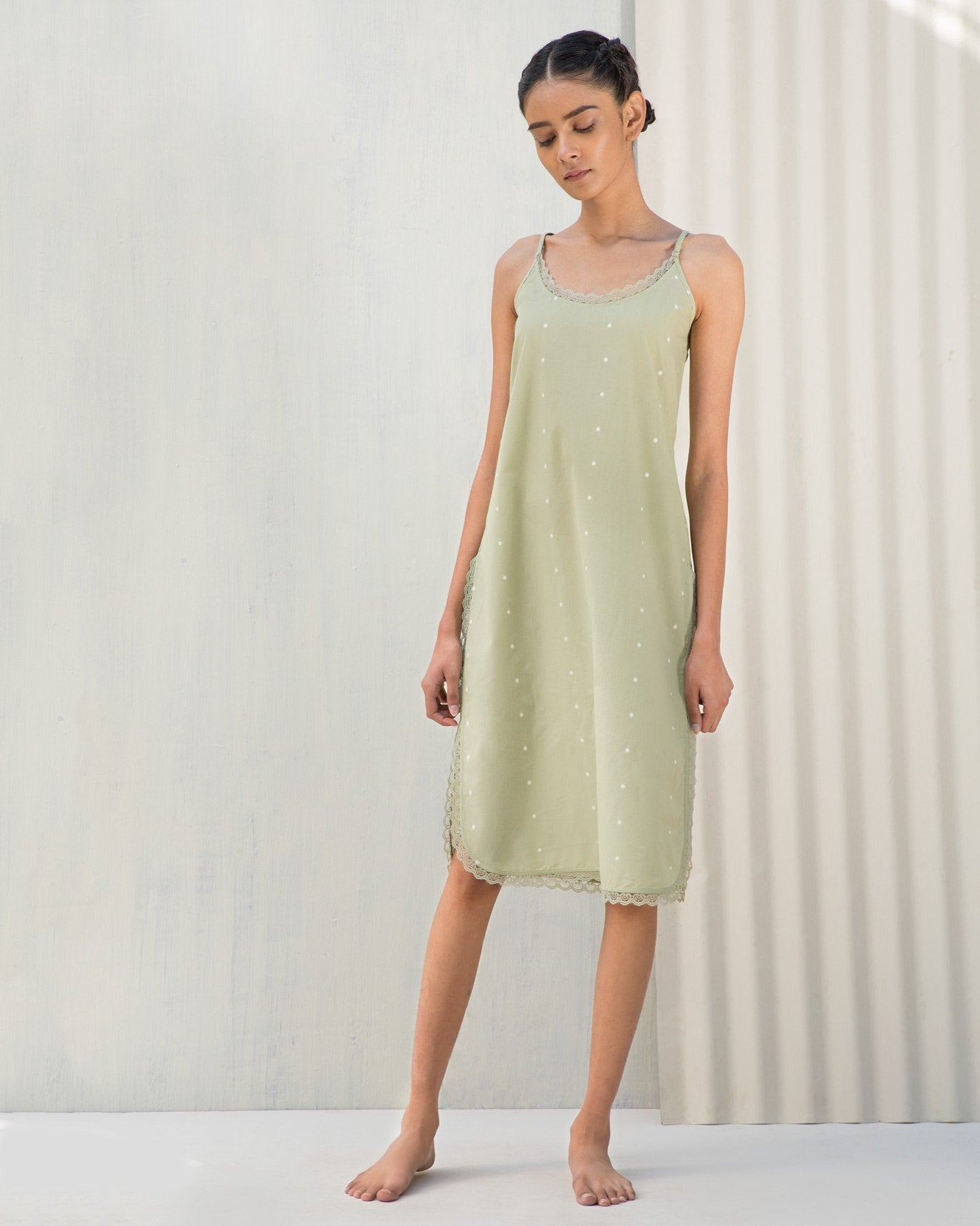 Vintage camisole slip - Green