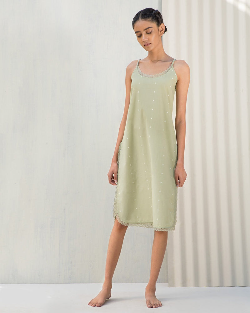 Vintage camisole slip - Green