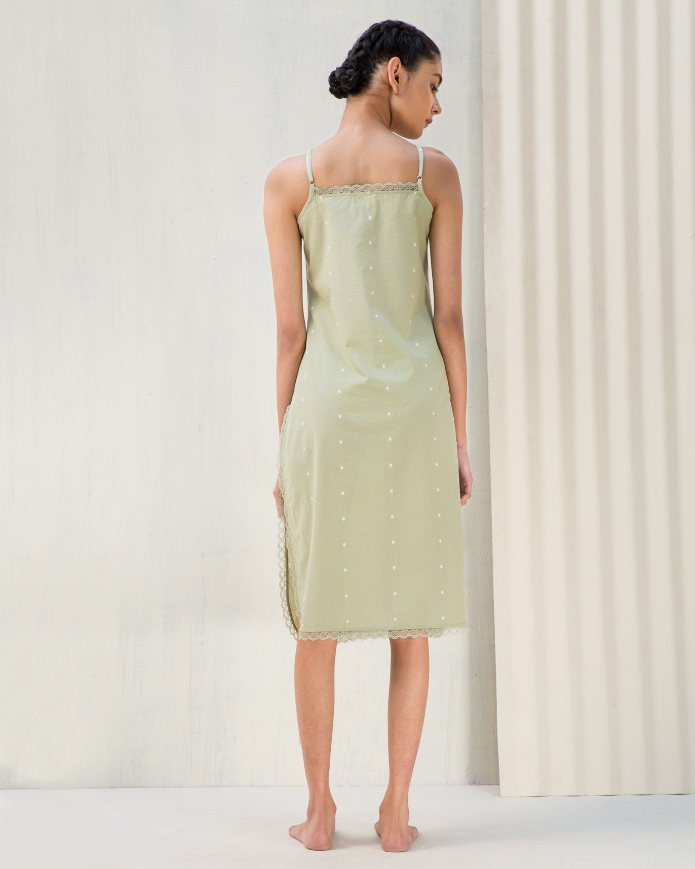 Vintage camisole slip - Green