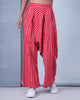 Wide Leg Stripe Drop Crotch Pants