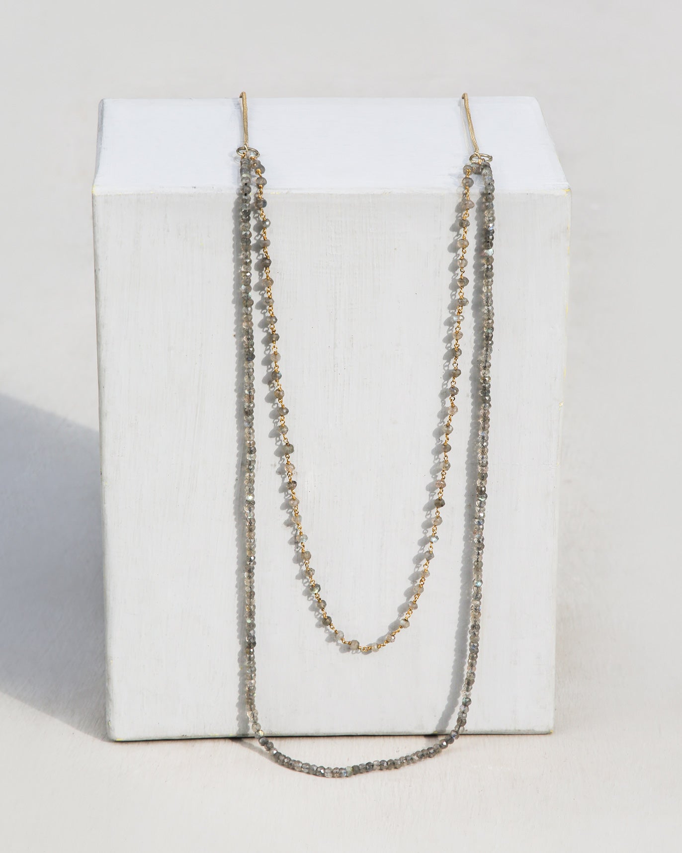 Layered Labradorite Necklace