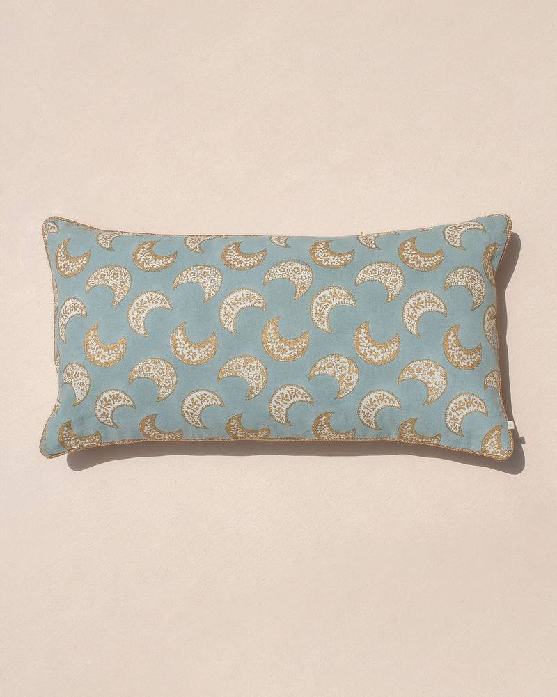 Luna Lumbar Cushion Cover - Blue
