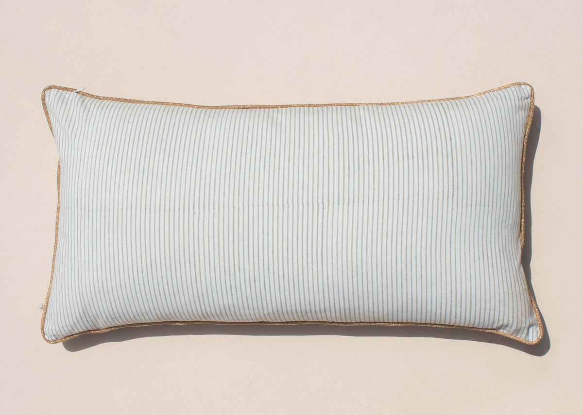 Luna Lumbar Cushion Cover - Blue