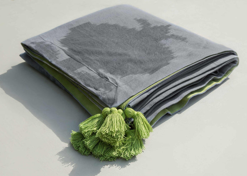 Anar Bed Cover - Charcoal