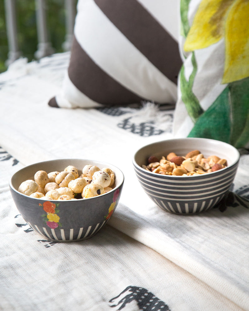 Rose Nut Bowls (Set of 2)