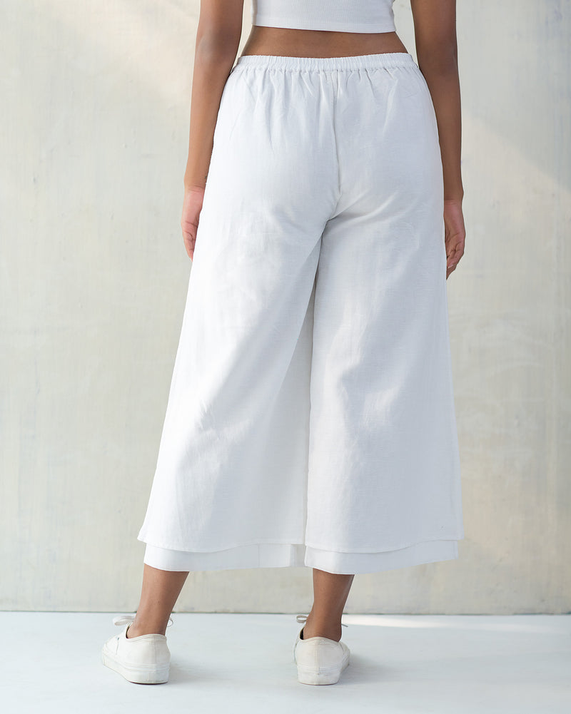 Marshmallow Pants - White on White