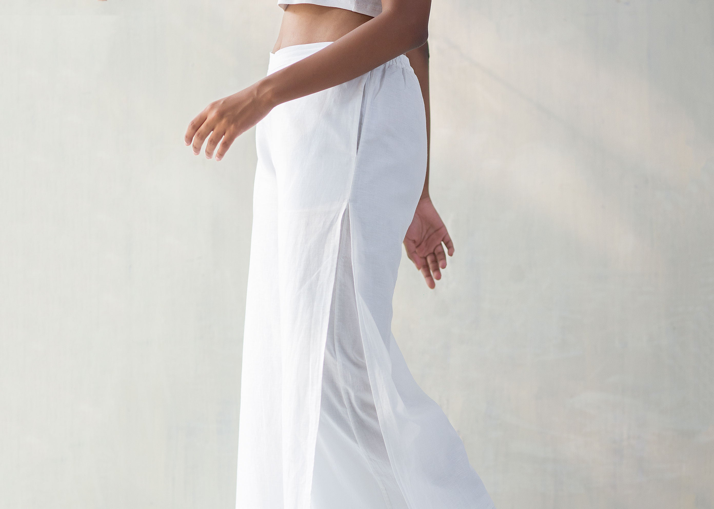 Marshmallow Pants - White on White